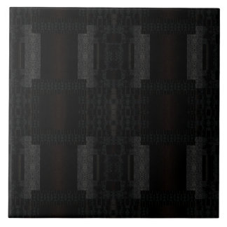Schwarzes geometrisches Muster – modernes minimali Fliese