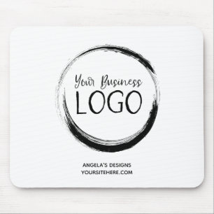 Schwarzes Geschäft-Logo Promotional Mousepad