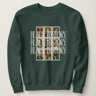 Schwarzes Geschichts-Erbe Grafik Unisex Sweatshirt