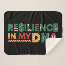 Schwarzes Geschichtserbe Soft Sherpa Throw Blanket