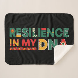 Schwarzes Geschichtserbe Soft Sherpa Throw Blanket Sherpadecke