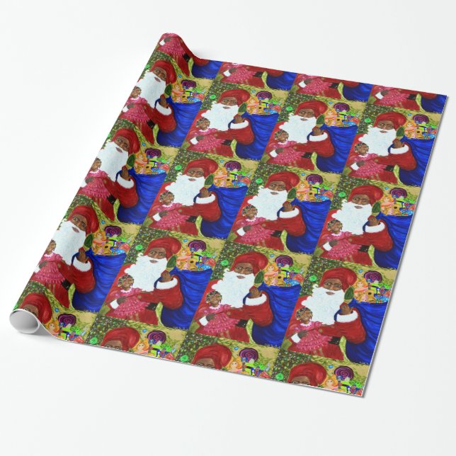 Schwarzes glattes Packpapier Sankt - (Ungerollt)