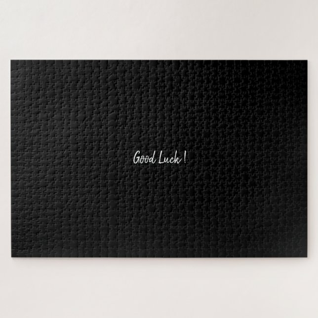 Schwarzes Glück Puzzle (Horizontal)