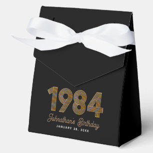 Schwarzes Gold 1984 40. Geburtstag Geschenkschachtel