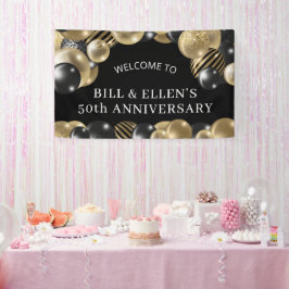 Schwarzes Gold 50 Jahre Jubiläum Willkommen Banner