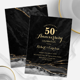 Schwarzes Gold 50. Jubiläum Einladung