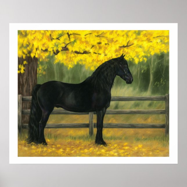 Schwarzes Gold - Druck Poster (Vorne)