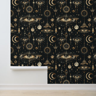 Schwarzes Gold Dunkler Goth Tapete