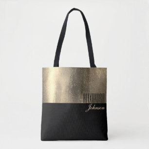 Schwarzes Gold Eleganter Name