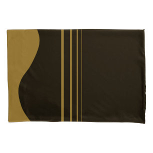 Schwarzes Gold Kissenbezug
