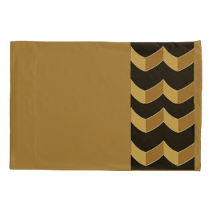 Schwarzes Gold Kissenbezug
