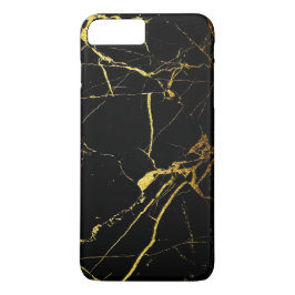 Schwarzes Gold Modernes Marmormuster selten Case-Mate iPhone Hülle