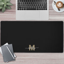 Schwarzes Gold Modernes Monogramm für Minimalistis