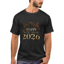 Schwarzes Gold Neujahr Familie T-Shirt