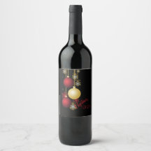 Schwarzes, Gold und Rotes Weihnachtsgebäck - Party