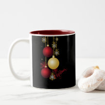 Schwarzes, Gold und Rotes Weihnachtsgebäck - Party
