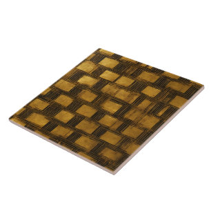 Schwarzes Gold Vintage Art Deco Beliebte Kollektio Fliese