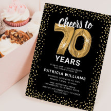 Schwarzes Gold zum 70. Geburtstag