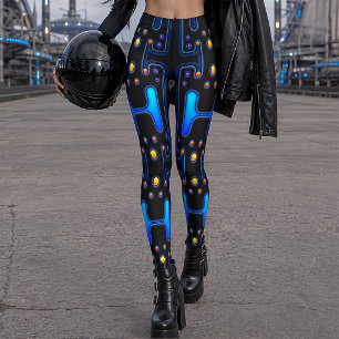 Schwarzes Gothic-Weltraum-Mädchen mechanischer And Leggings