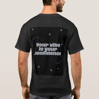 Schwarzes Grafik-T-Shirt | Motivierende Streetwear T-Shirt