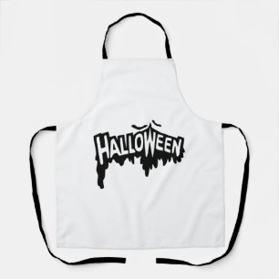 Schwarzes Halloween Schürze
