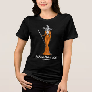 Schwarzes Hemd Halloween Hübsch Witz Witziges Spri Tri-Blend Shirt