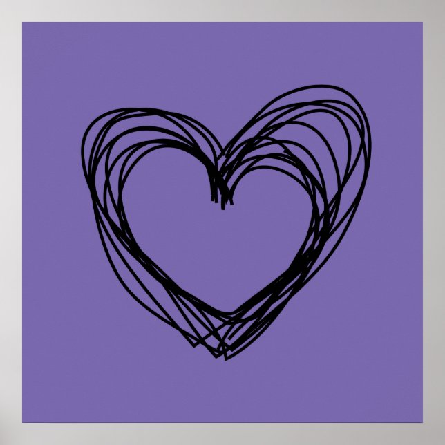 Schwarzes Herz 1 Poster (Vorne)