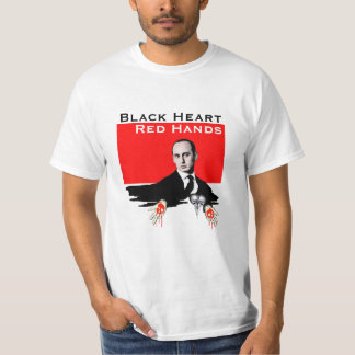 Schwarzes Herz / rote Hände T-Shirt