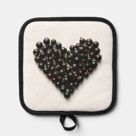 Schwarzes Herz Topflappen