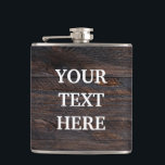 Schwarzes Holz Flachmann<br><div class="desc">Das ist Black Chalkboard Modern Flask.  Diese Flasche ist ein schwarzer Chalkboard Hintergrund. Es ist vollständig anpassbar. Es ist ein einzigartiges Geschenk,  das perfekt für Hochzeiten,  Geburtstage und besondere Veranstaltungen ist.</div>