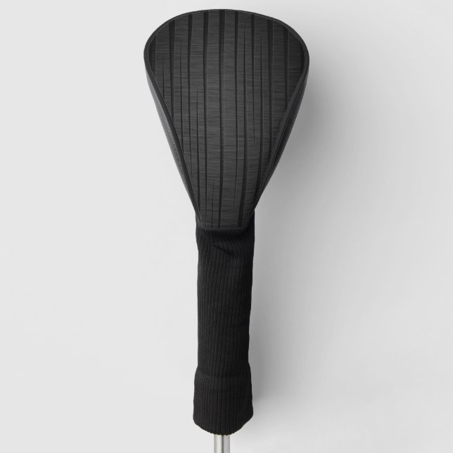 Schwarzes Holz Golf Headcover (Vorderseite)