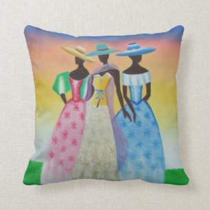 Schwarzes ist schönes afrikanisches kissen