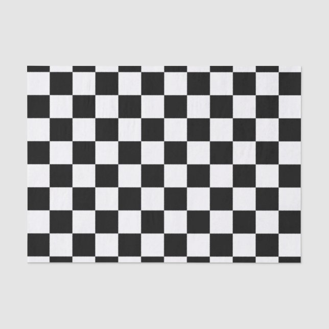 Schwarzes kariertes seidenpapier (Vorderseite)