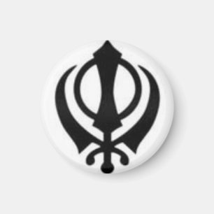Schwarzes Khanda Magnet