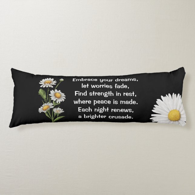 Schwarzes Kissen (Vorderseite)