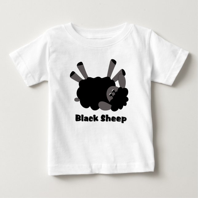 Schwarzes Kleinkind-Shirt Baby T-shirt (Vorderseite)
