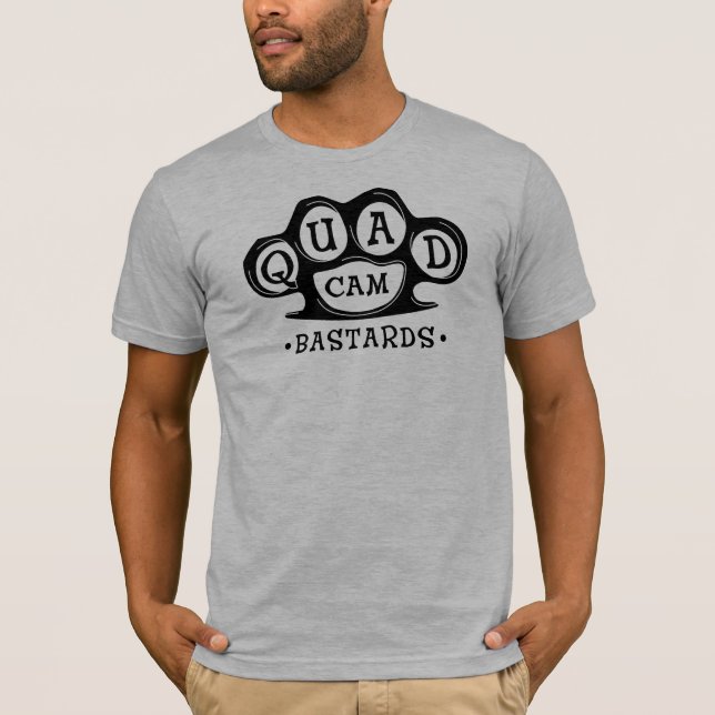 Schwarzes Knucks T-Shirt (Vorderseite)