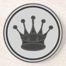 Schwarzes Königin-Schach-Stück