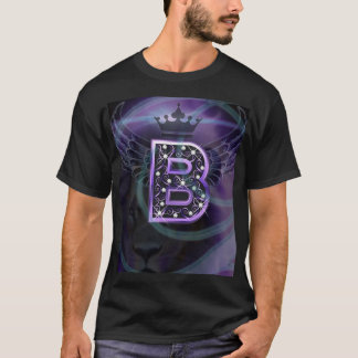 Schwarzes königliches Lv schwarzes Löwendesign T-Shirt