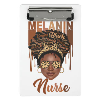 Schwarzes Krankenpflegeleben rn kann Krankenpflege Mini Klemmbrett