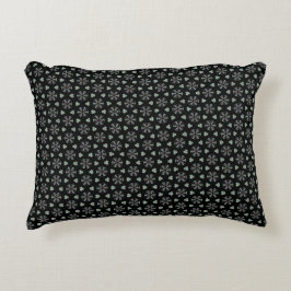 Schwarzes kreisförmiges Delight Akzent Pillow Dekokissen