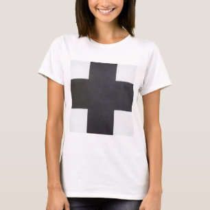 Schwarzes Kreuz durch Kazimir Malevich T-Shirt