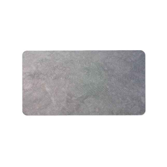 Schwarzes KunststoffMesh Adressaufkleber (Vorne)