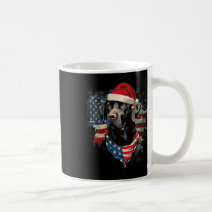 Schwarzes Lab Labrador Vintage Santa Weihnachten P Kaffeetasse