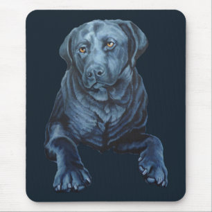 Schwarzes Labor Art Mousepad Labrador Retriever Do
