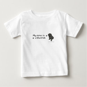 schwarzes Labor Baby T-shirt