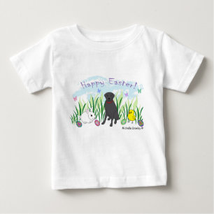 schwarzes Labor Baby T-shirt