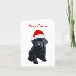 Schwarzes Labor Frohe Weihnachten Labrador Welpe S
