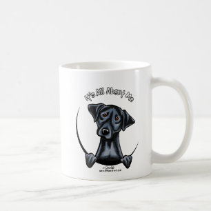 Schwarzes Labor Kaffeetasse