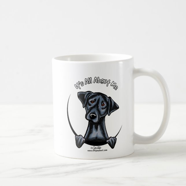 Schwarzes Labor Kaffeetasse (Rechts)